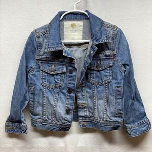 Tucker + Tate‎ Kids Denim Jacket Size 4 Blue Cotton Trucker Style